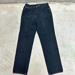 Calvin Klein Men Denim Jeans Black Sz 32W x‎ 30L Straight Leg Relaxed Fit VTG